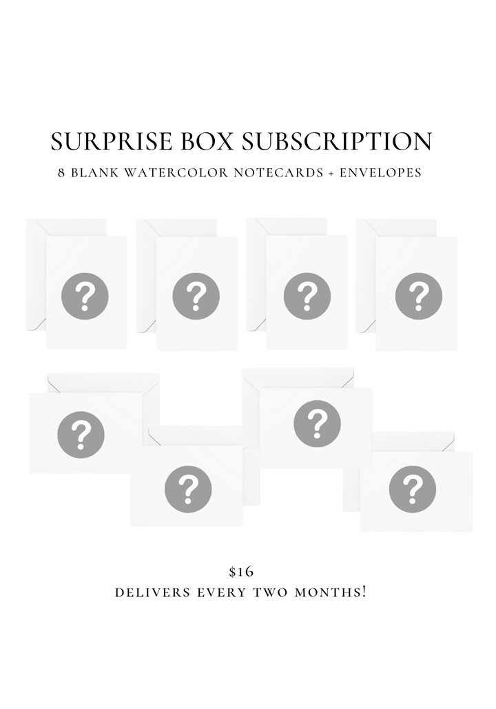 Notecard Surprise Box Subscription