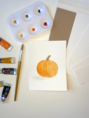 Pumpkin Watercolor Workshop