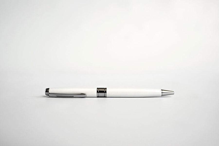 A classic and smooth writing ballpoint pen with black ink