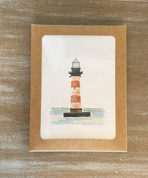 Morris Island Lighthouse Notecards