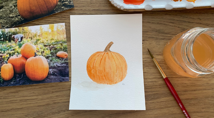 Pumpkin Watercolor Workshop